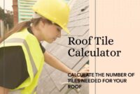 Tiles roof many calculate need started example let below get