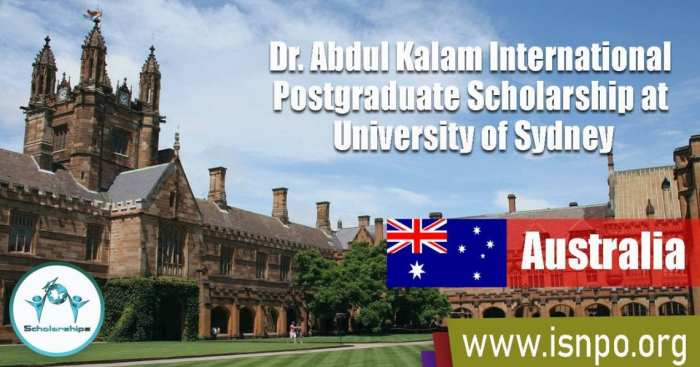 Beasiswa s2 di australia dari dr abdul kalam postgraduate scholarship