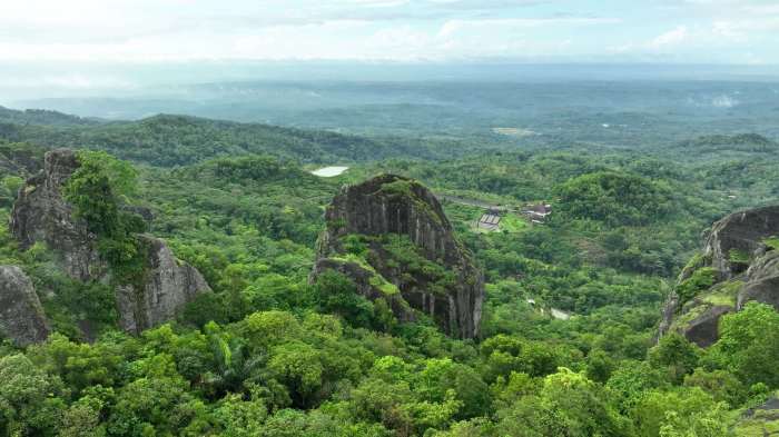 Nglanggeran volcano ancient papan