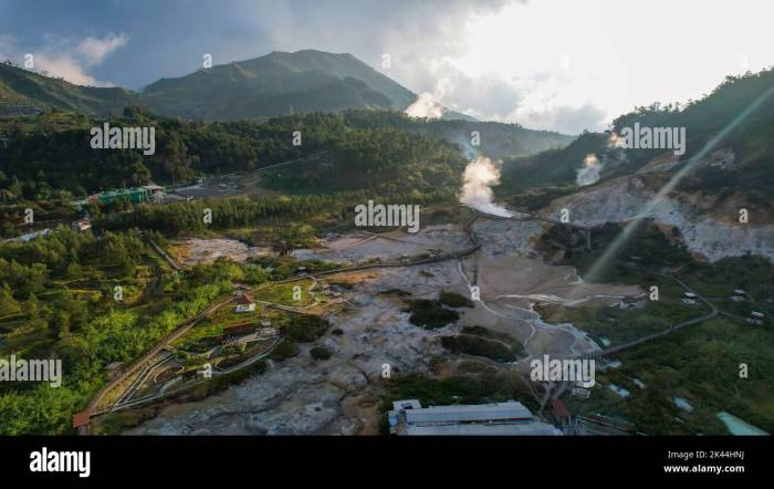 Sejarah kawah sikidang dieng wonosobo