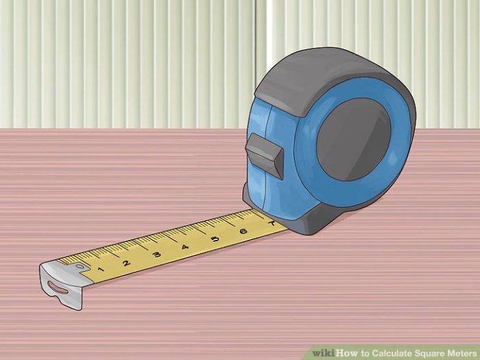 Calculate square meters area object wikihow