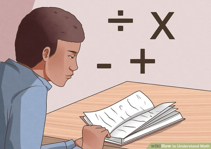 Math understand wikihow step