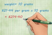 Gold scrap value calculate step