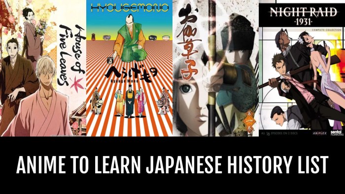 Anime tentang sejarah jepang