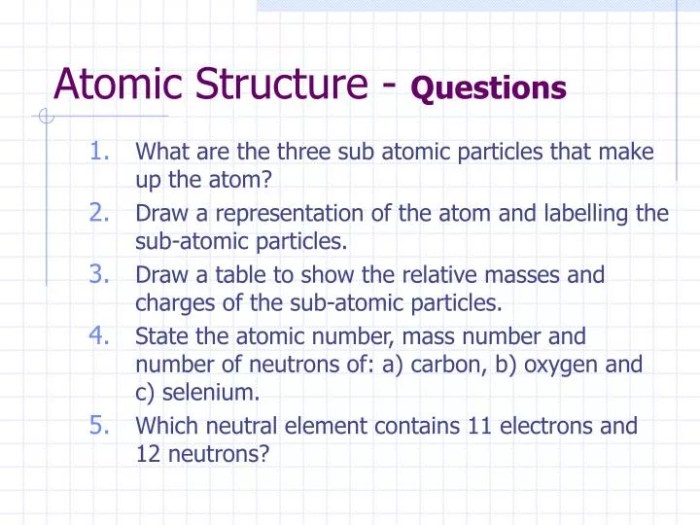 Contoh soal struktur atom