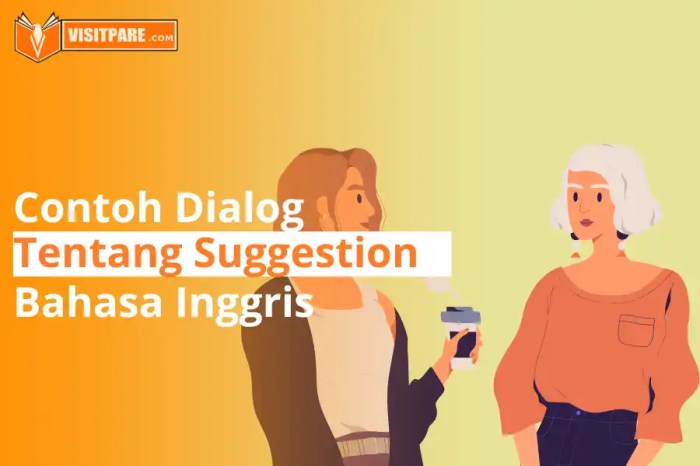 Dialog suggestion bahasa inggris