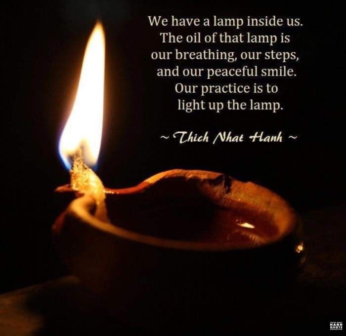 Lamp lit peace inside quote quotes understanding clarity