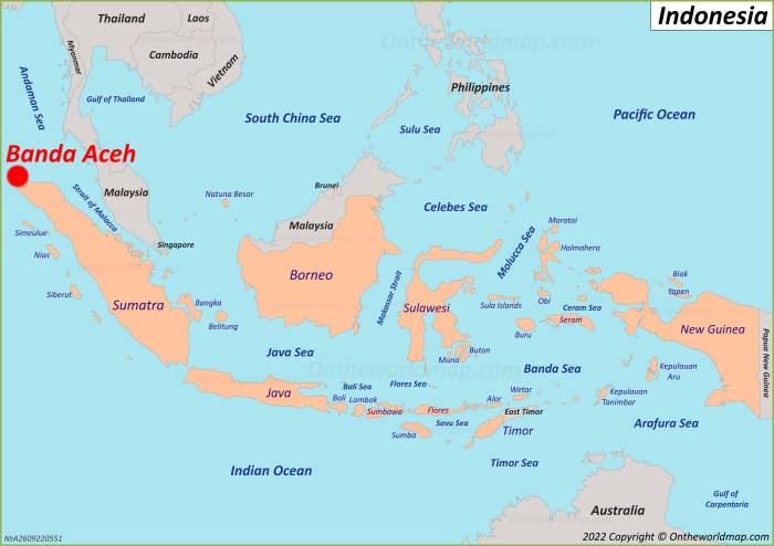 Aceh banda situated