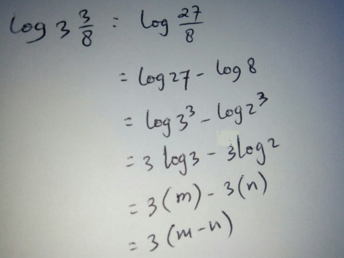 Cara menghitung 1 3.3 log n