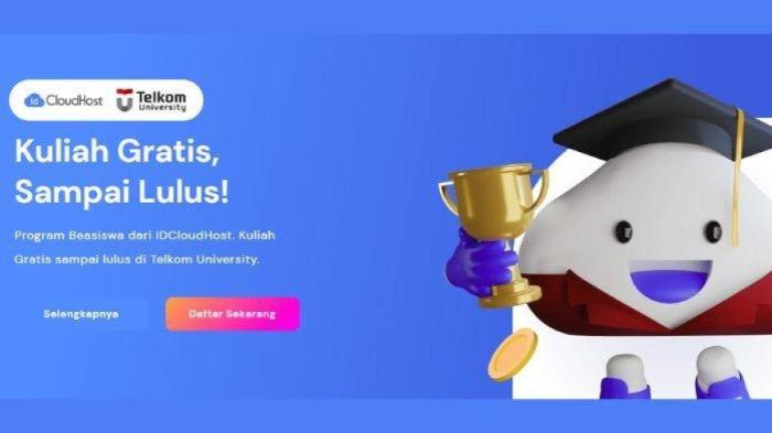 Beasiswa s1 di telkom university dari idcloudhost