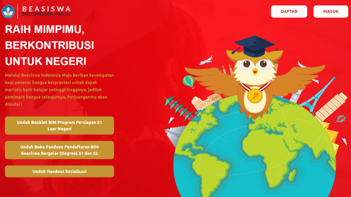 Beasiswa indonesia maju program bergelar degree dalam negeri s2 1