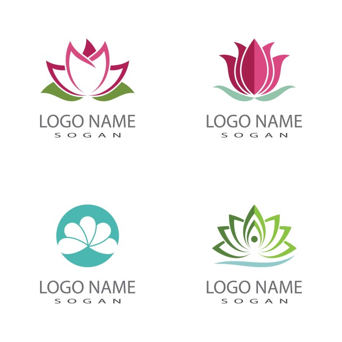 Logo rose flower vector editable fully concept template vecteezy