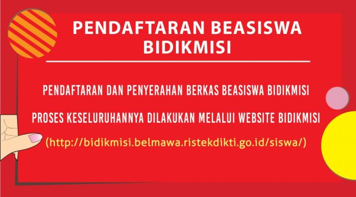 Beasiswa bidik misi untuk kuliah s1