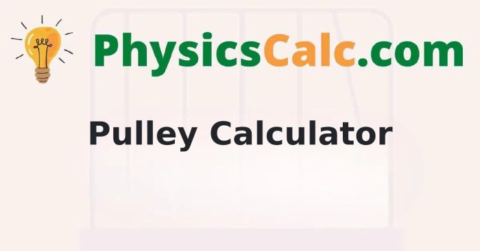 Cara menghitung putaran pulley