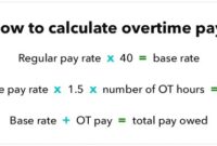 Cara menghitung overtime