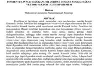 Contoh artikel kegiatan