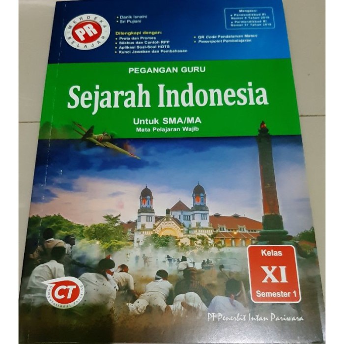 Buku sejarah indonesia kelas 11 intan pariwara