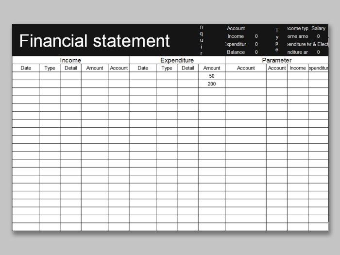 Contoh laporan keuangan excel pdf