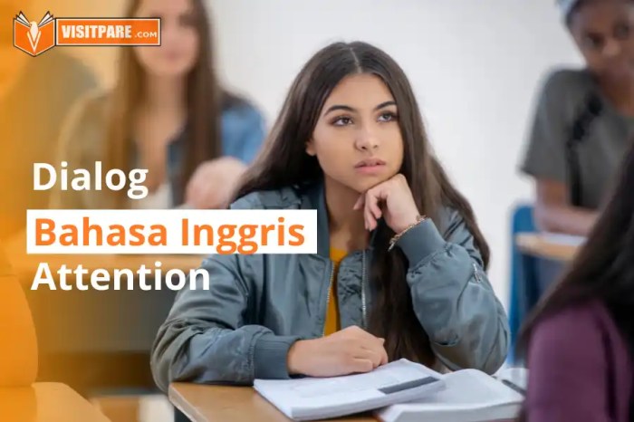 Dialog bahasa inggris tentang attention