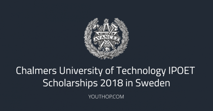 Beasiswa s2 di swedia 2017 2018 dari chalmers university of technology