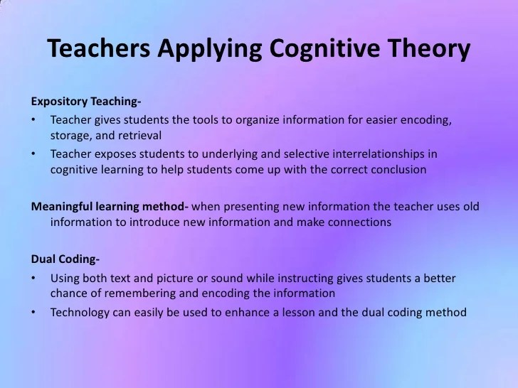 Cognitive learning solving perception