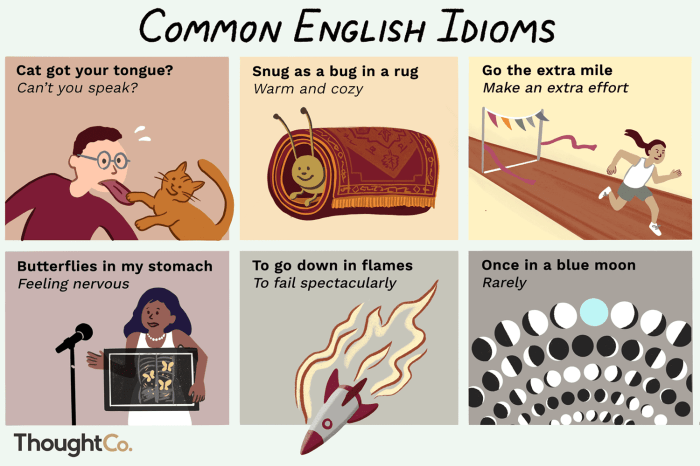 Contoh idiom dalam bahasa inggris