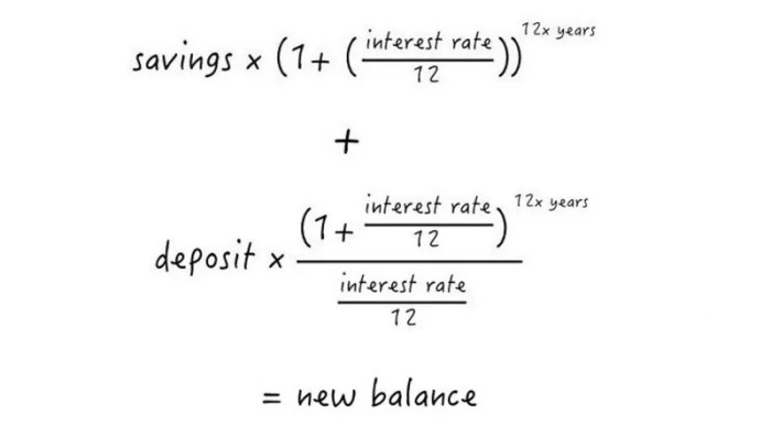 Calculate savings equation wikihow