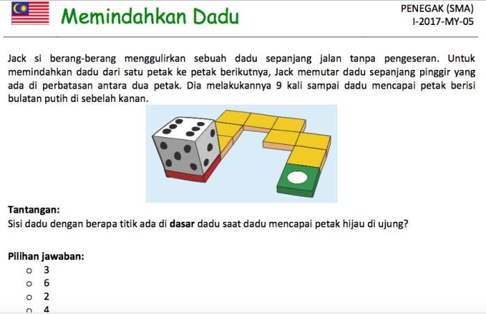 Contoh soal computational thinking