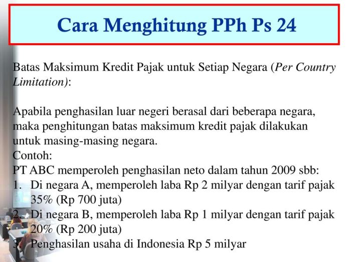 Cara menghitung pph 24