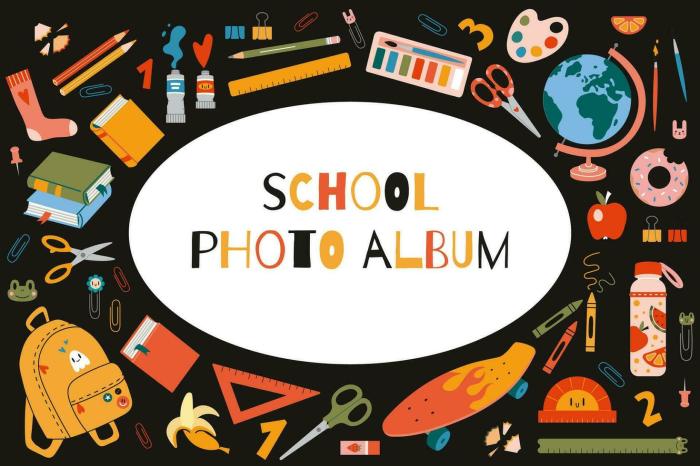 Contoh beberapa tema foto album sekolah