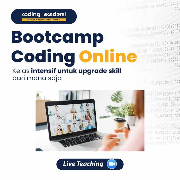 Beasiswa pelatihan coding dari program grand bootcamp arkademy