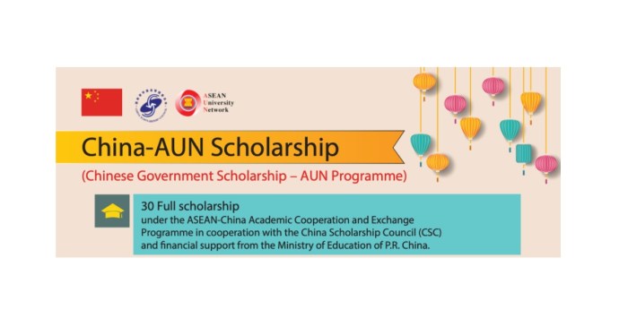 Chinese government scholarship aun program s2 1