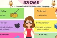 Idioms useful 7esl phrases commonly words sentences