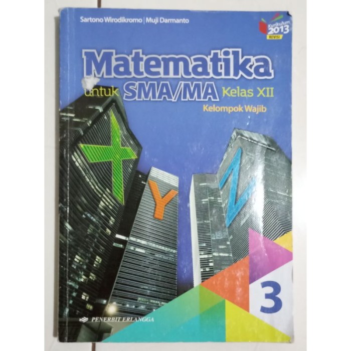 Buku matematika erlangga kelas 12 pdf