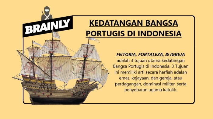 Sejarah bangsa portugis datang ke indonesia