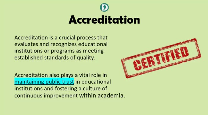 Accreditation accredited