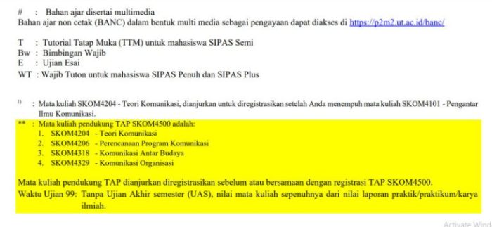 Sipas non ttm universitas terbuka