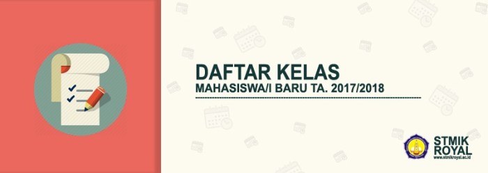 Pendaftaran universitas 2017