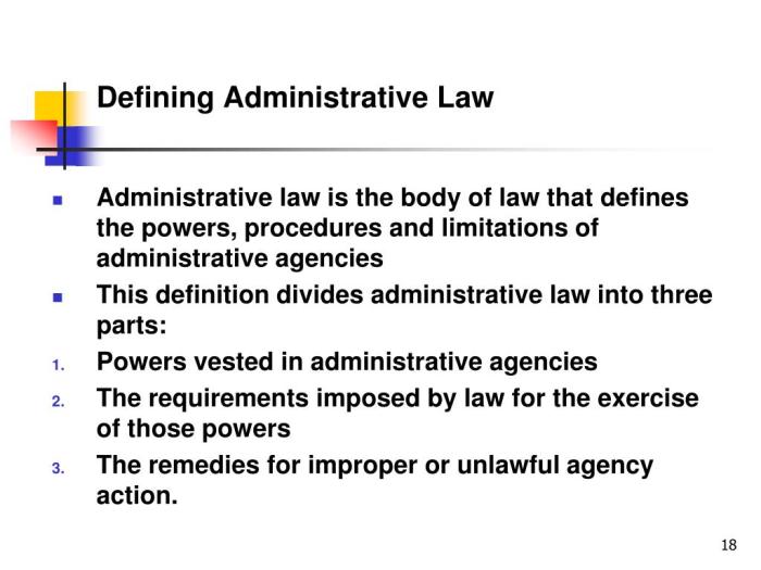 Law administrative