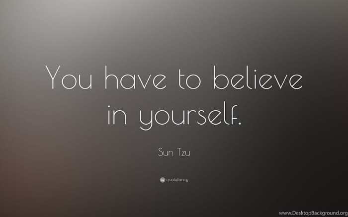 Believe in yourself artinya bahasa indonesia