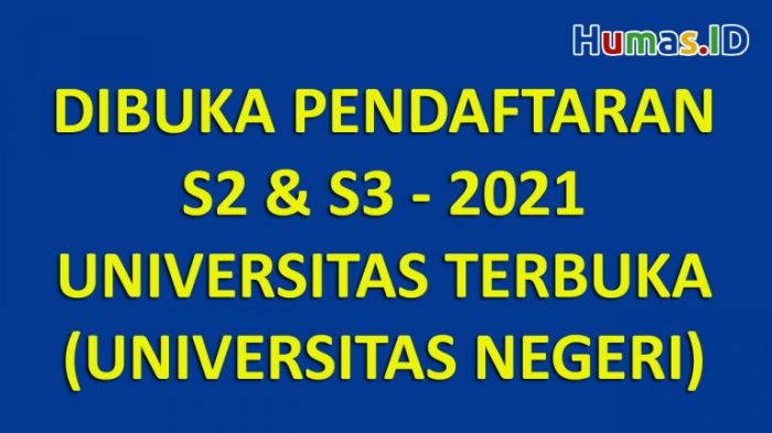 S2 di universitas terbuka