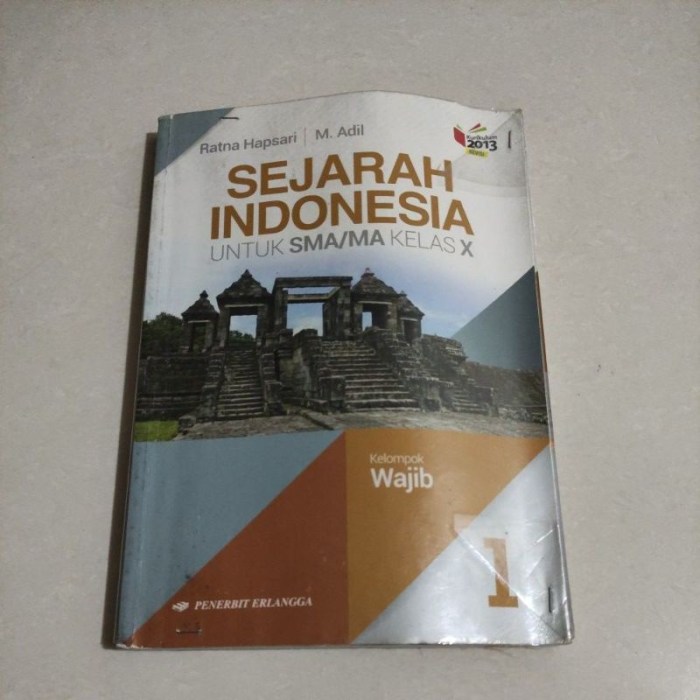 Buku paket sejarah indonesia kelas 10