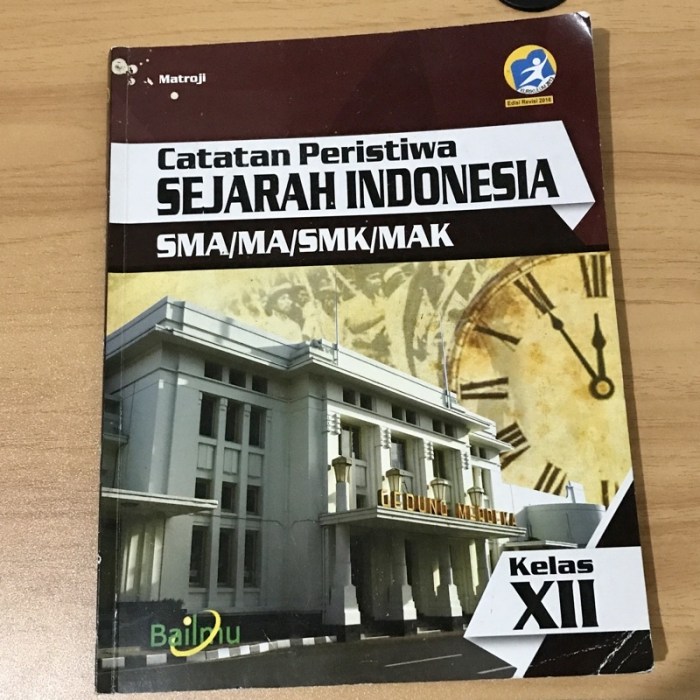 Rangkuman sejarah indonesia kelas 12 bab 1