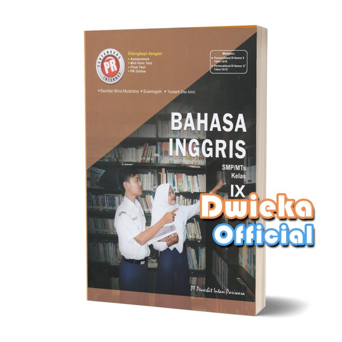 Materi kelas 9 bahasa inggris semester 1