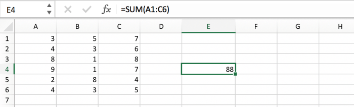 Pengertian sel dan range dalam microsoft excel