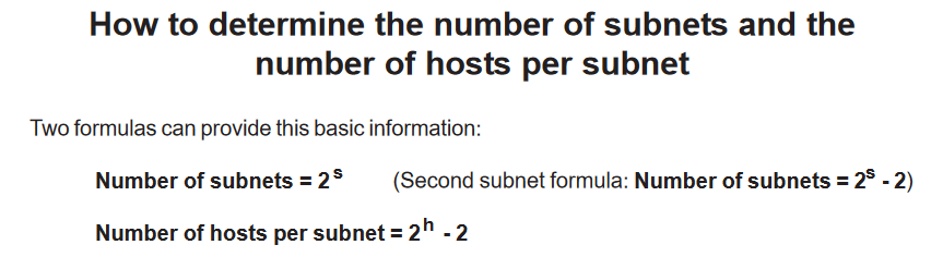 Cara menghitung jumlah host per subnet