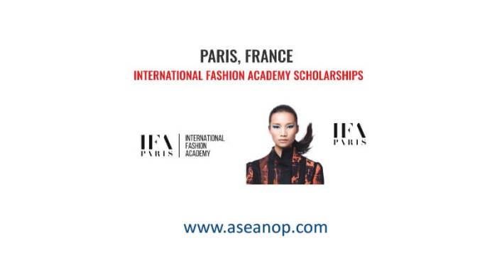 Beasiswa s1 dan s2 di international fashion academy perancis