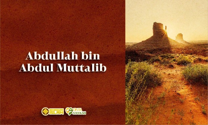 Sejarah abdullah bin abdul muthalib