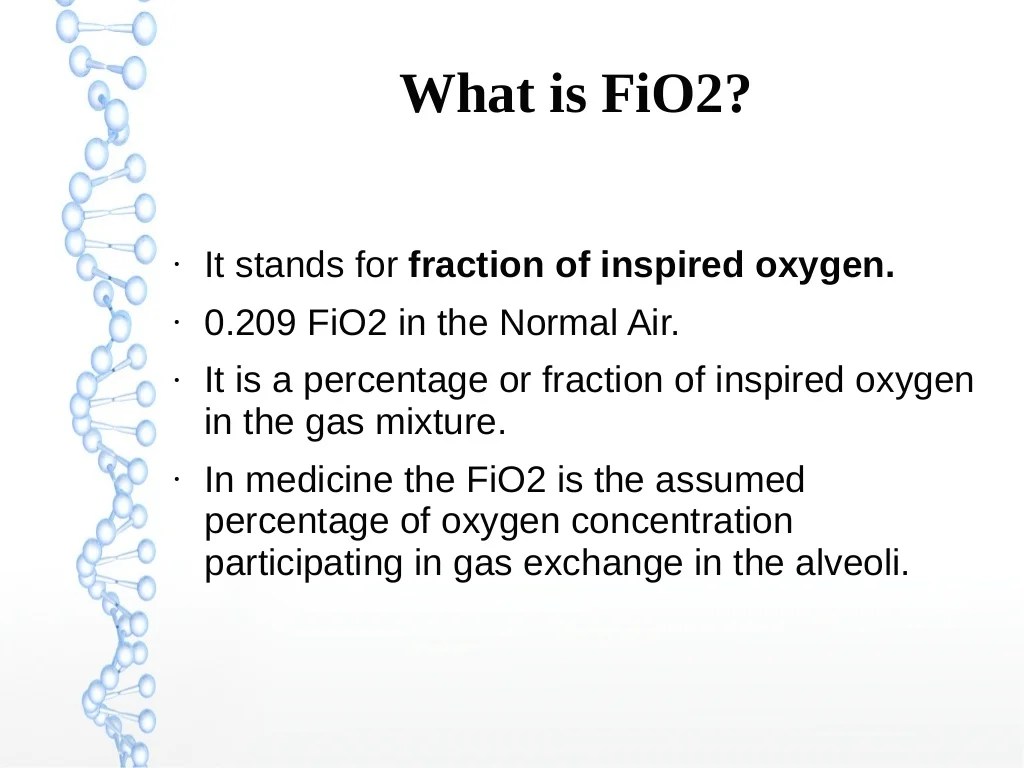 Cara menghitung fio2