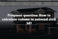 Cara menghitung volume pada autocad